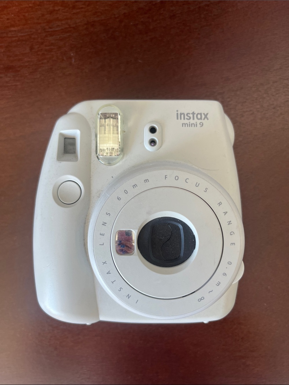 Fujifilm instax mini 9 White Instant Camera - Compact Point-and-Shoot